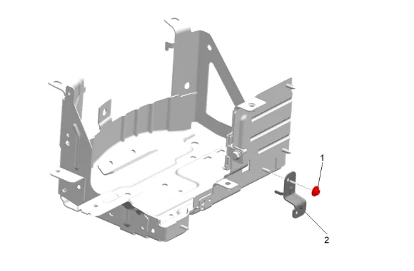 Battery Tray Replacement (LM2) — figure 15