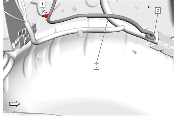 Battery Vent Tube Replacement (9C1, 5W4) — figure 3