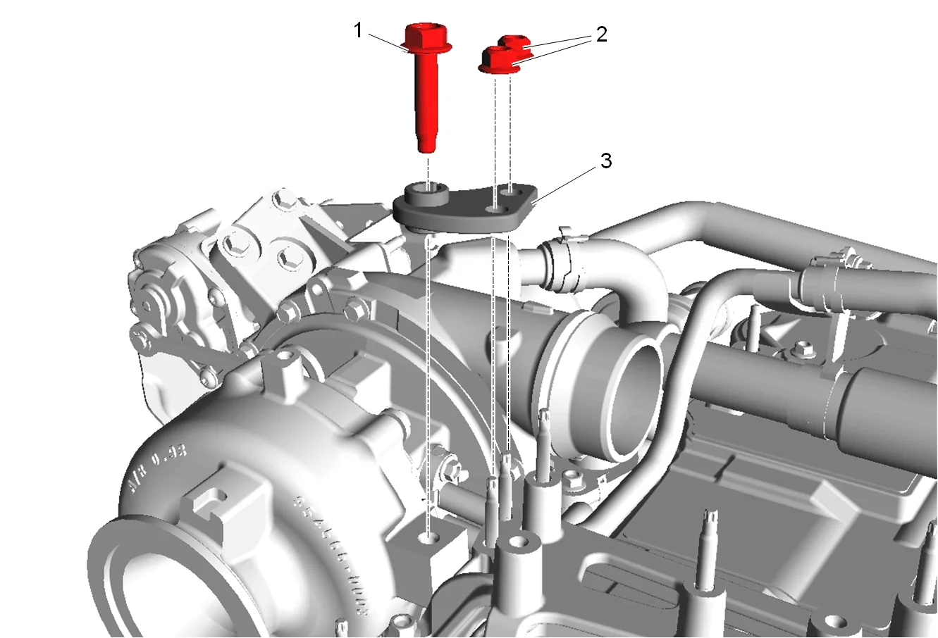 Charge Air Cooler Bracket Replacement — figure 11