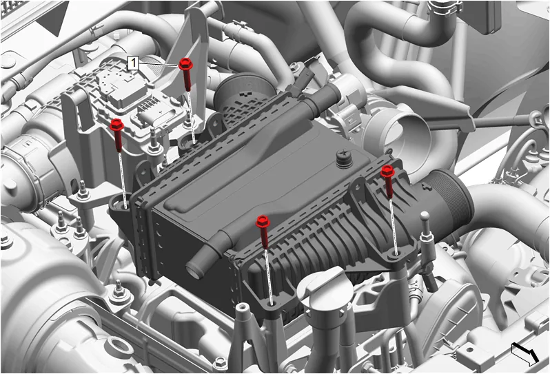 Charge Air Cooler Replacement — figure 6
