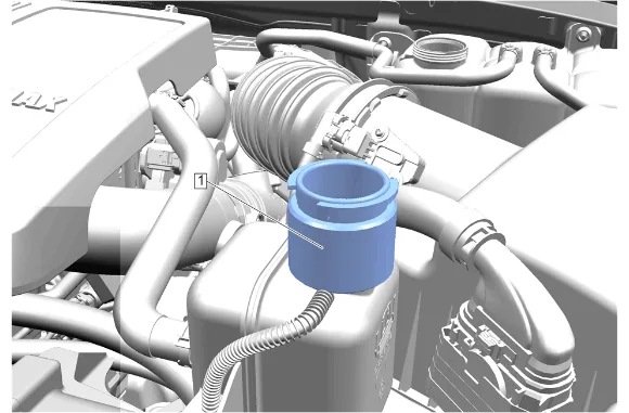 Charge Air Cooling System Draining and Filling (GE 47716 LM2) — figure 4