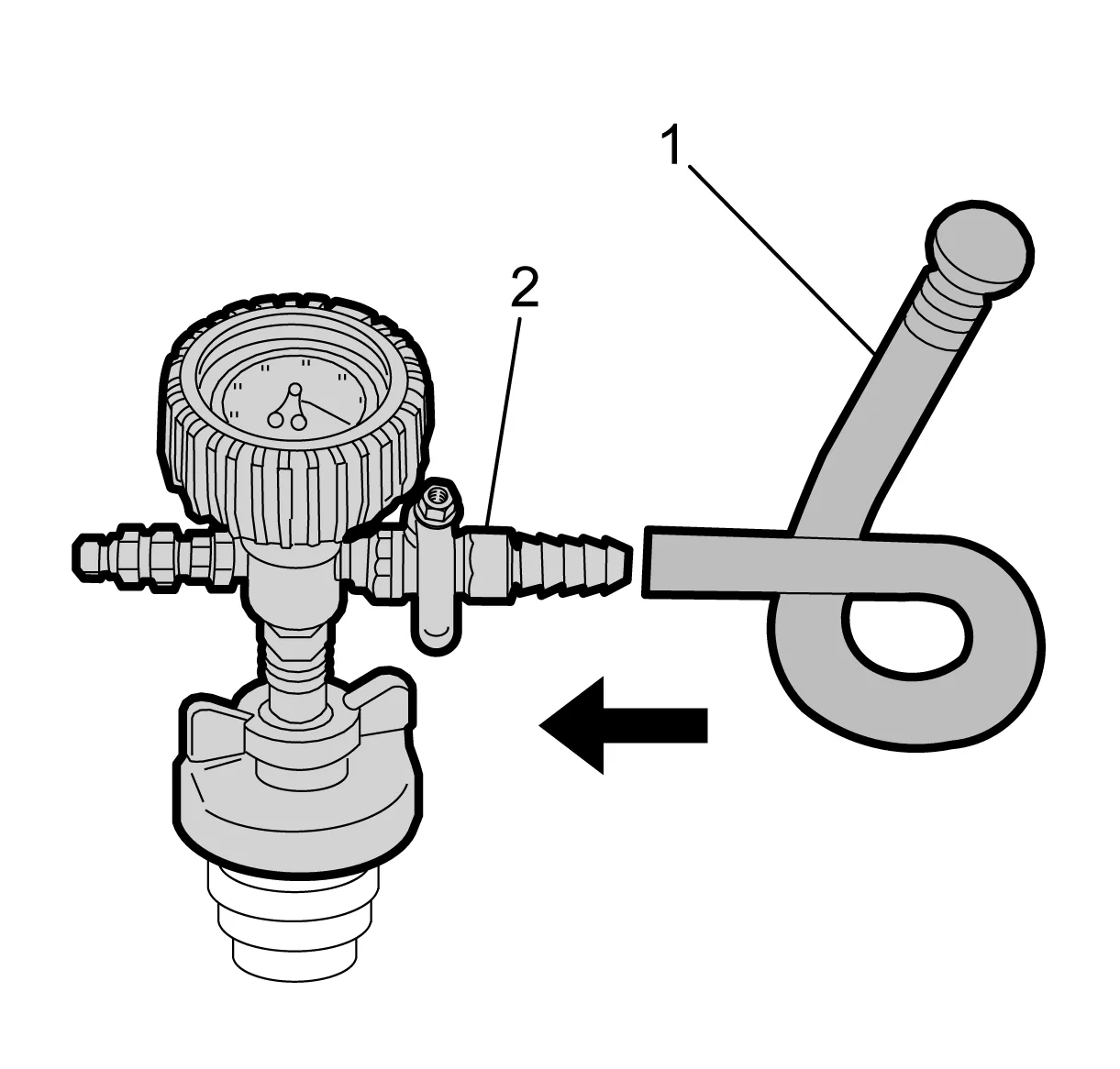 Charge Air Cooling System Draining and Filling (GE 47716 LM2 with RC1) — figure 6