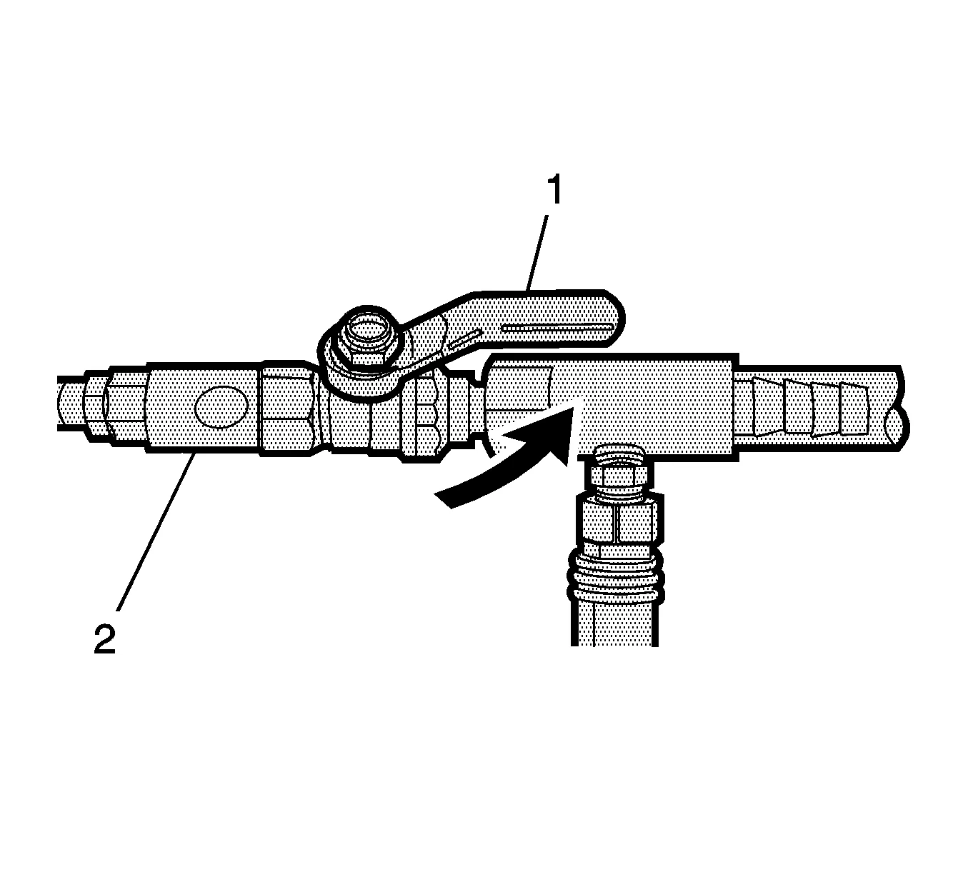 Cooling System Draining and Filling (GE 47716 L84, L87) — figure 8