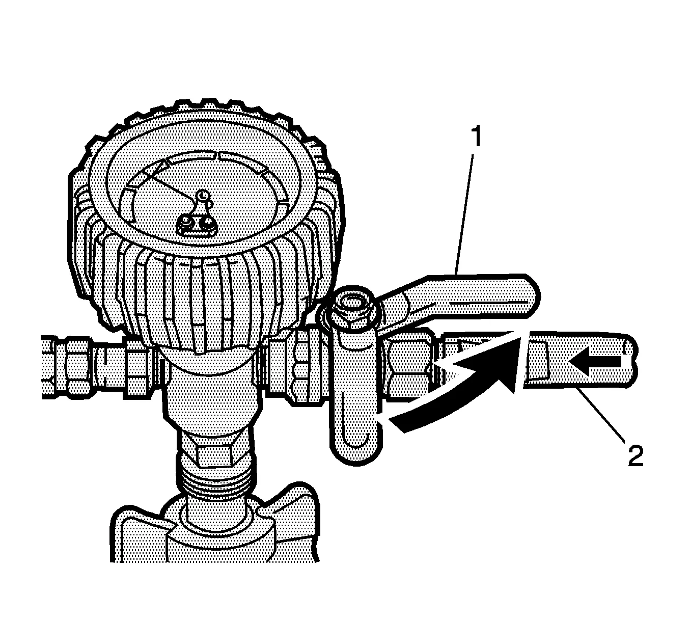 Cooling System Draining and Filling (GE 47716 L84, L87) — figure 10