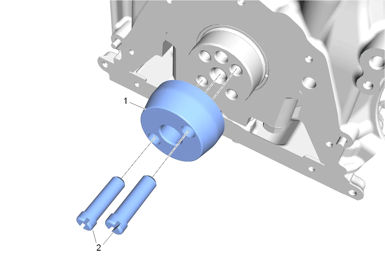 Crankshaft Front Oil Seal Replacement — figure 8