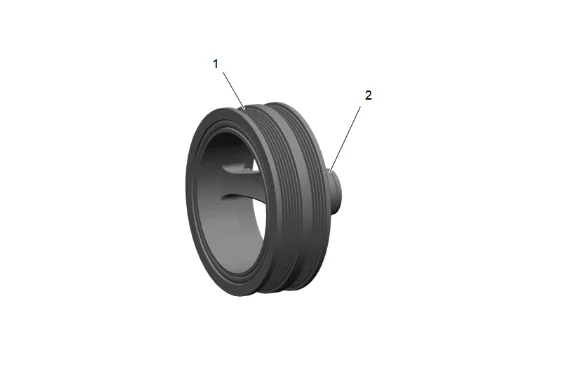 Crankshaft Front Oil Seal Replacement (with RC1) — figure 11