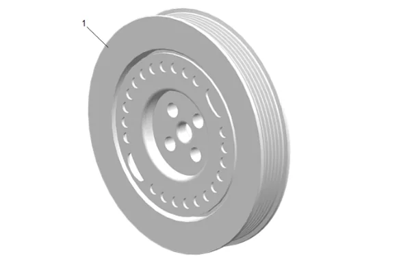 Crankshaft Pulley Replacement — figure 5