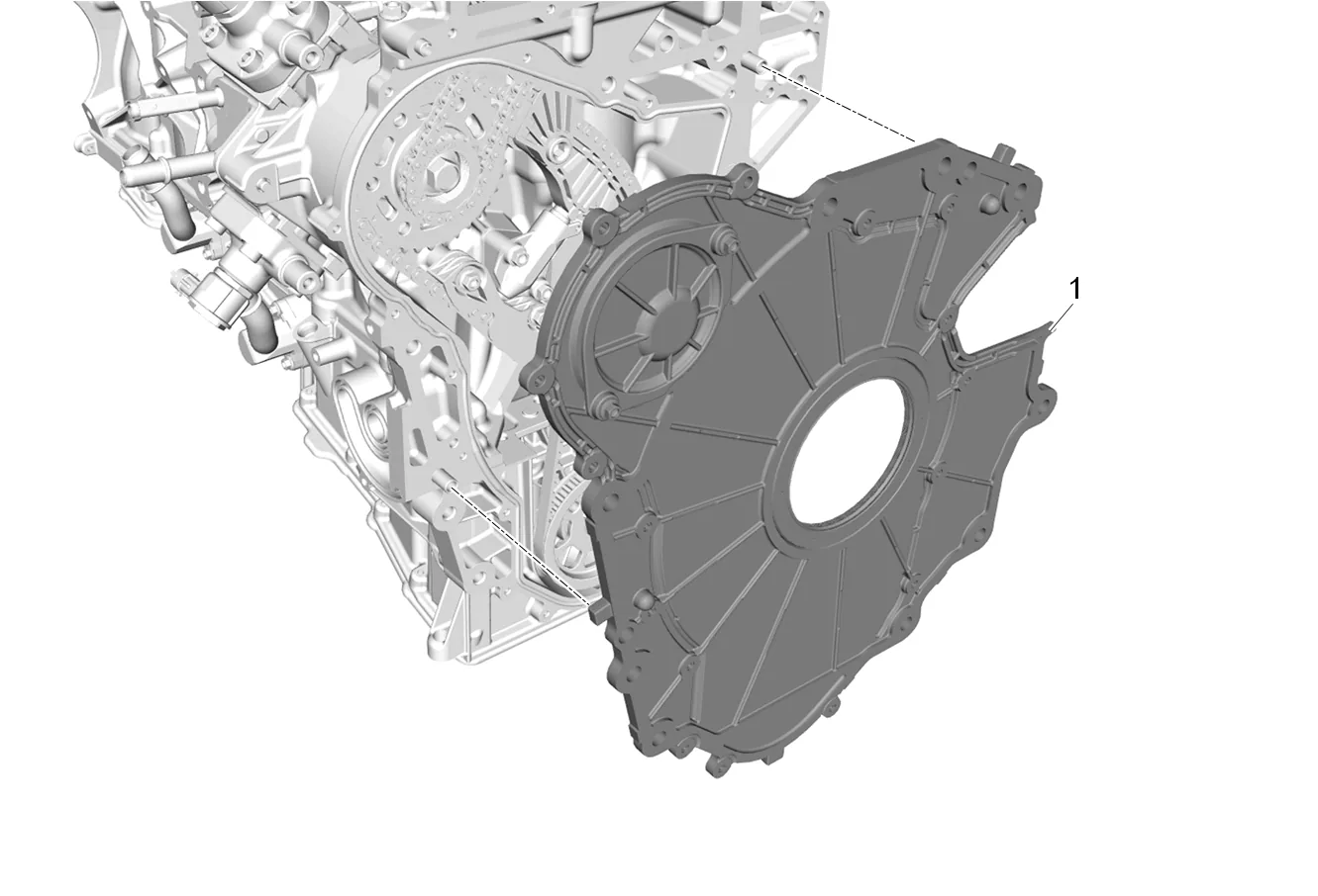 Crankshaft Rear Oil Seal Replacement (2WD) — figure 5