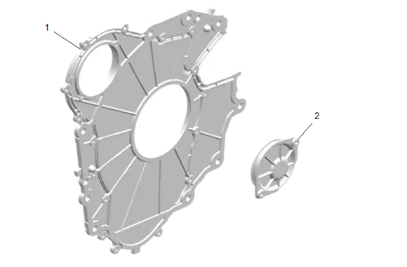 Crankshaft Rear Oil Seal Replacement (4WD) — figure 8
