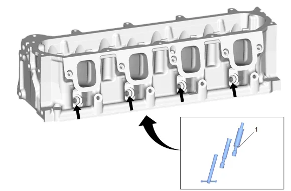 Cylinder Head Replacement - Left Side (L87) — figure 55