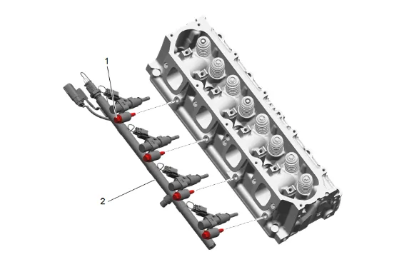 Cylinder Head Replacement - Left Side (L87) — figure 67