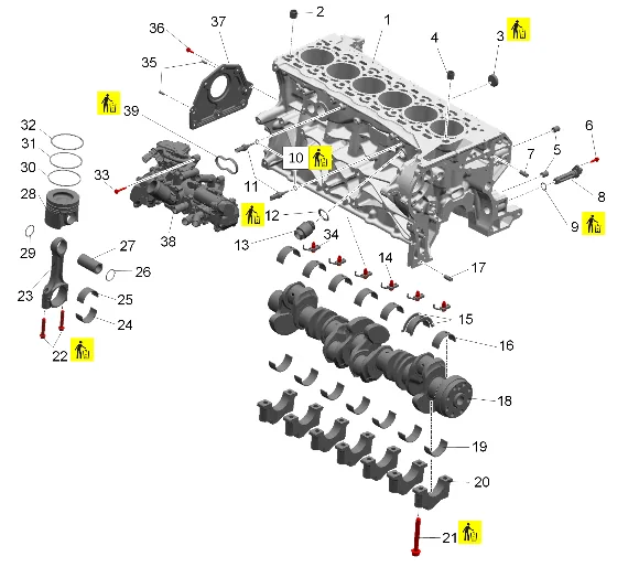 Engine Block and Components — figure 1