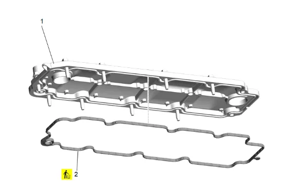 Engine Block Valley Cover Replacement (L84) — figure 25