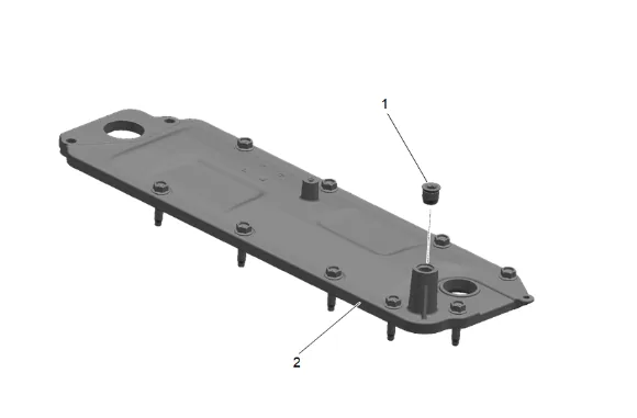 Engine Block Valley Cover Replacement (L84) — figure 26