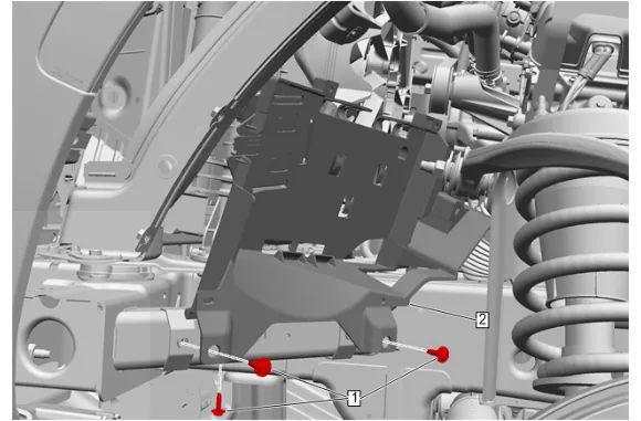 Engine Control Module Bracket Replacement — figure 8