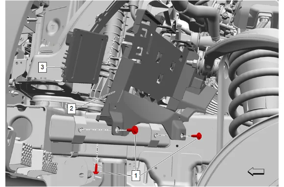 Engine Control Module Bracket Replacement (1) — figure 5