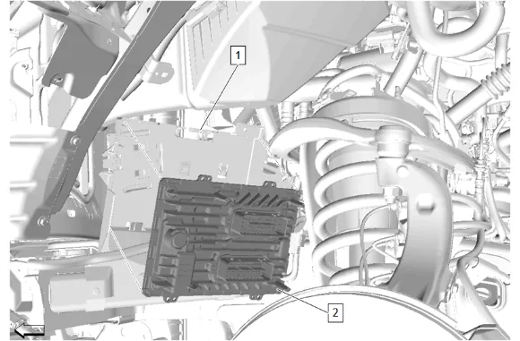 Engine Control Module Replacement (1) — figure 6