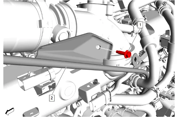 Engine Coolant Flow Control Valve Replacement — figure 6