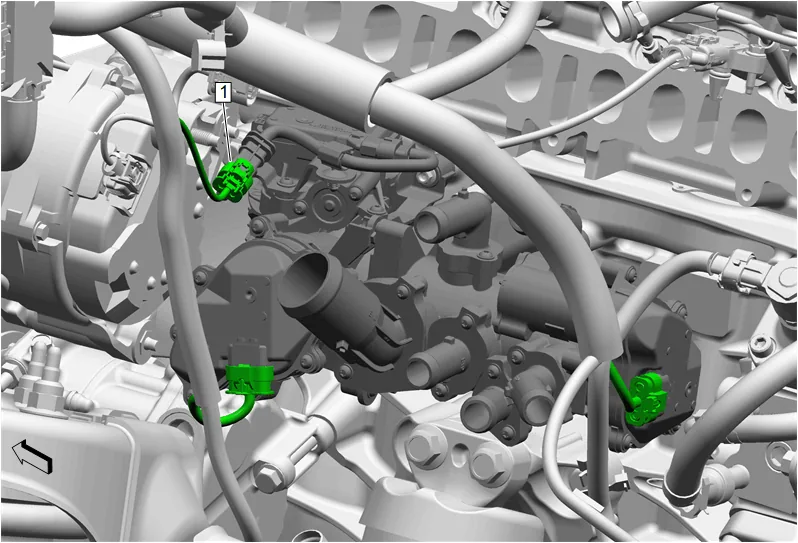 Engine Coolant Flow Control Valve Replacement — figure 9