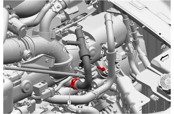 Engine Coolant Flow Control Valve Replacement — figure 11