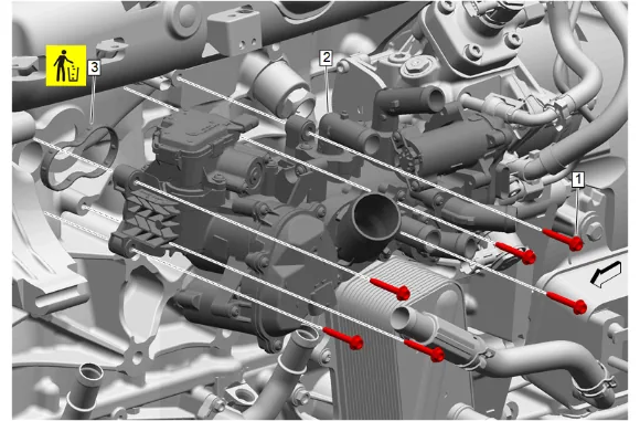 Engine Coolant Flow Control Valve Replacement — figure 13
