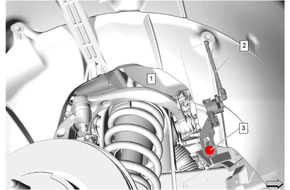 Engine Coolant Temperature Sensor Replacement - Water Pump Inlet Pipe — figure 2