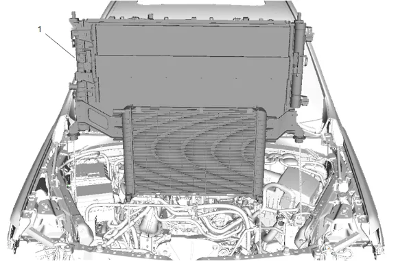 Engine Cooling Fan Motor Replacement (LM2) — figure 1