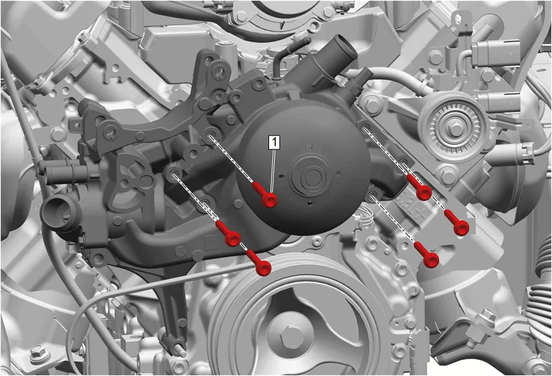 Engine Front Cover Replacement (L84 with RC1) — figure 30