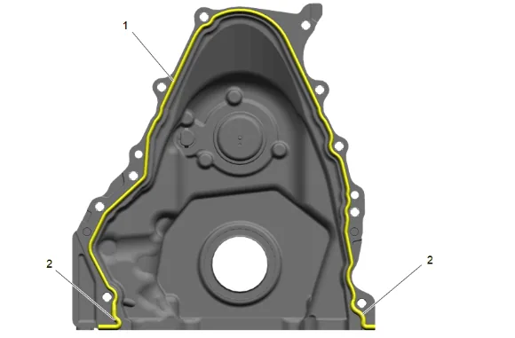 Engine Front Cover Replacement (L84 with RC1) — figure 39
