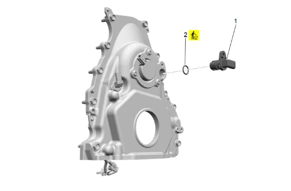Engine Front Cover Replacement (L87 with RC1) — figure 38