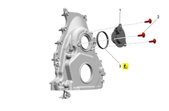 Engine Front Cover Replacement (L87 with RC1) — figure 39