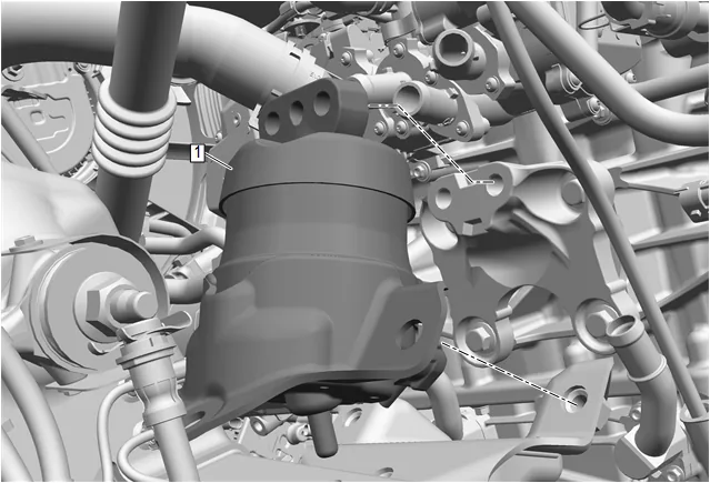Engine Mount Bracket Replacement - Left Side (2WD) — figure 20