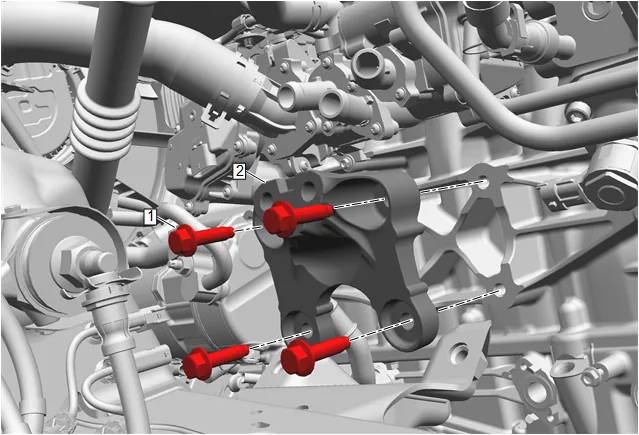 Engine Mount Bracket Replacement - Left Side (2WD) — figure 21