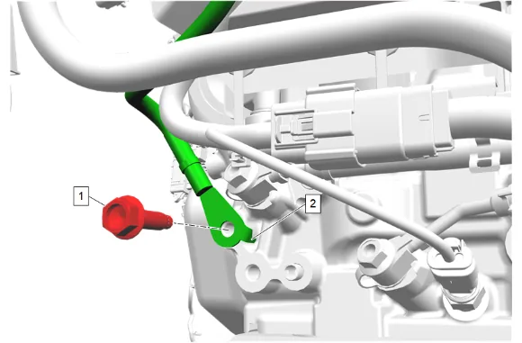 Engine Mount Bracket Replacement - Left Side (4WD) — figure 6