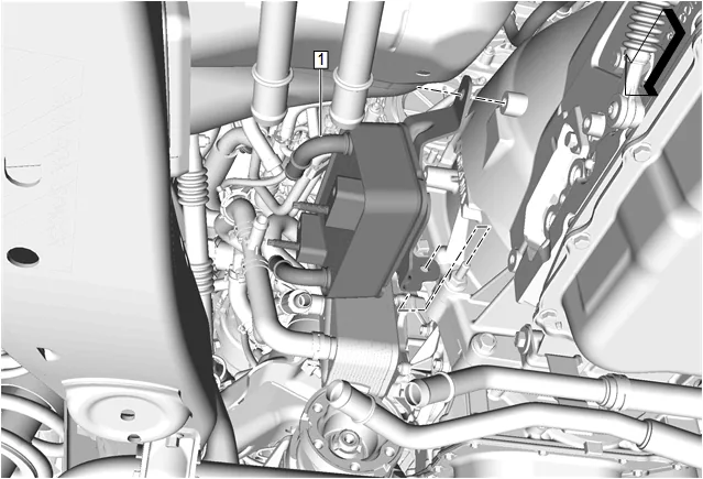 Engine Mount Bracket Replacement - Left Side (4WD) — figure 16