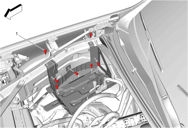Engine Mount Bracket Replacement - Right Side — figure 17