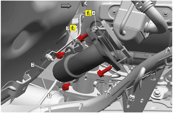 Engine Mount Bracket Replacement - Right Side — figure 59
