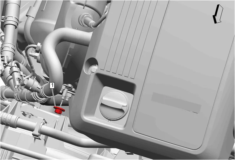 Engine Mount Bracket Replacement - Right Side — figure 65