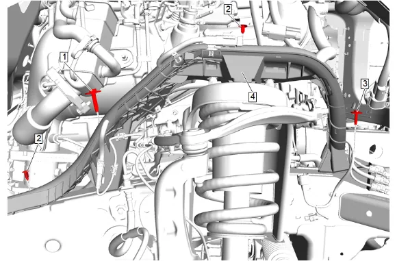 Engine Mount Bracket Replacement - Right Side — figure 75