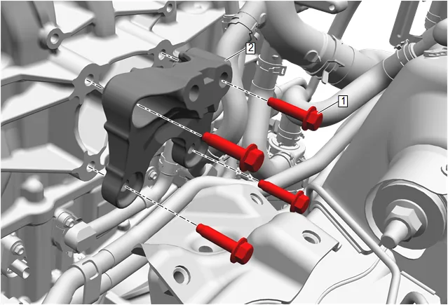 Engine Mount Bracket Replacement - Right Side — figure 79