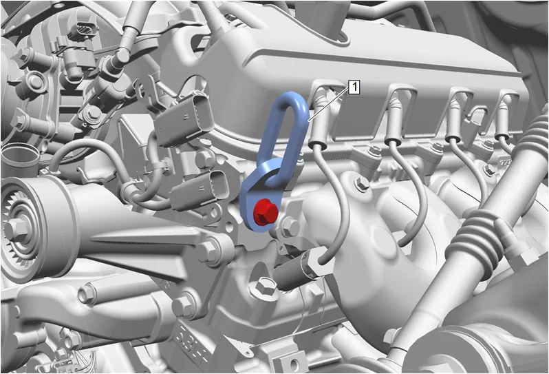 Engine Mount Replacement - Left Side — figure 13