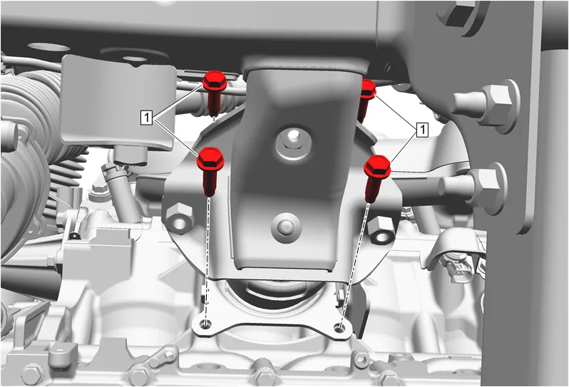 Engine Mount Replacement - Left Side — figure 14
