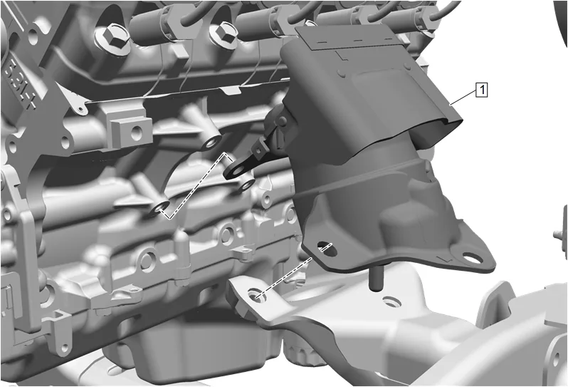 Engine Mount Replacement - Left Side — figure 15