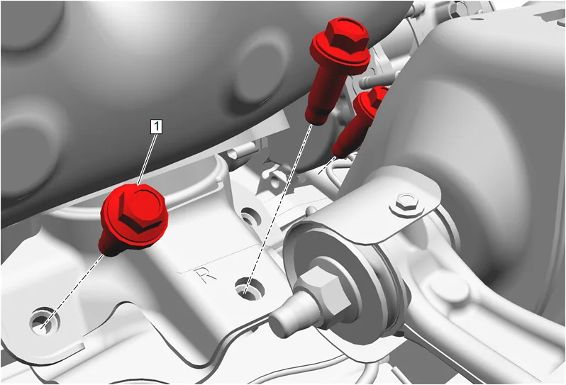 Engine Mount Replacement - Right Side (1) — figure 14