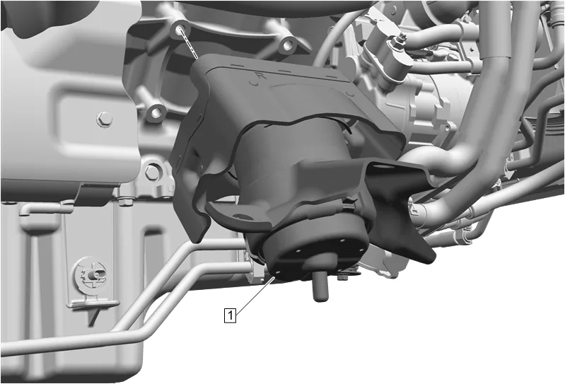 Engine Mount Replacement - Right Side (1) — figure 17