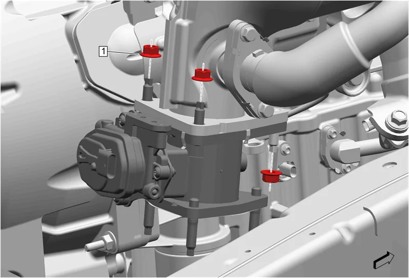 Engine Mount Replacement - Right Side — figure 38