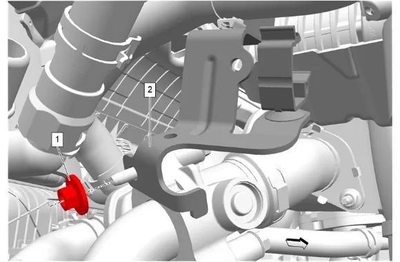 Engine Mount Replacement - Right Side — figure 56