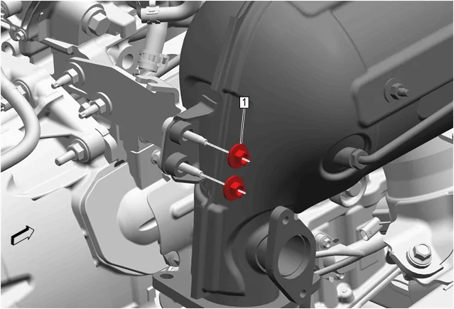 Engine Mount Replacement - Right Side — figure 63