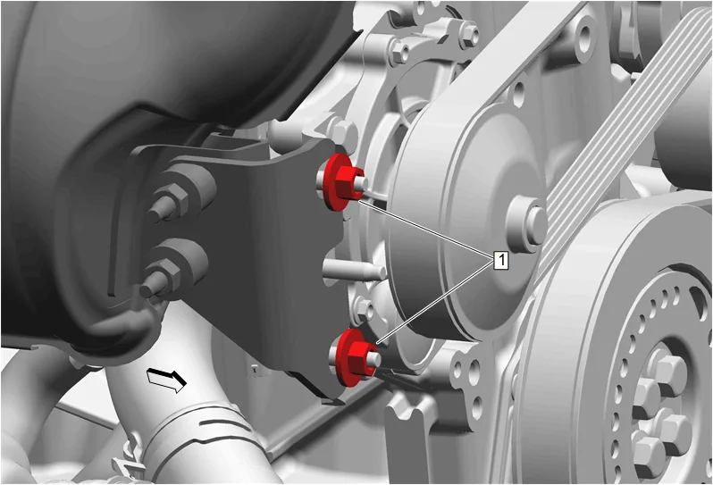 Engine Mount Replacement - Right Side — figure 66