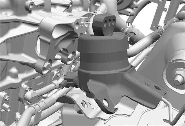 Engine Mount Replacement - Right Side — figure 78